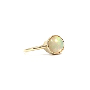 14kt Gold Ring Opal 585 Gelbgold Damen Schmuck Vollopal 14K 17.8mm / 56 - Bild 1 von 17