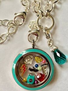 ❤️AUTHENTIC ORIGAMI OWL ~ Running Ten Mile Race ~ LOCKET CHAIN CHARMS DANGLE❤️