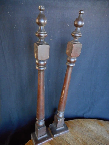 Dresser parts for Mirror Pediment Furniture Part unknown wood salvaged repurpose Cover