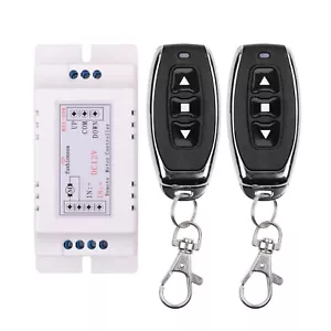 Universal Motor Wireless Remote 12V Switch 2 Channel RF433MHz Remote Control - Picture 1 of 14