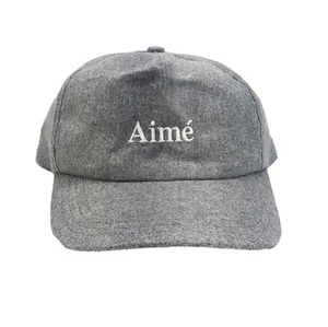 AIME LEON DORE Men's Grey Wool Baseball Cap One Size Fits All NEW - Picture 1 of 3