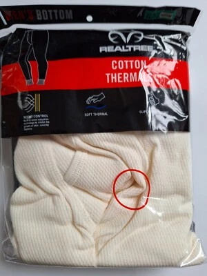 Realtree Heavyweight Mens Thermal Pant Cotton Blend Bottom Scent Control SZ XL - Image 1 of 3