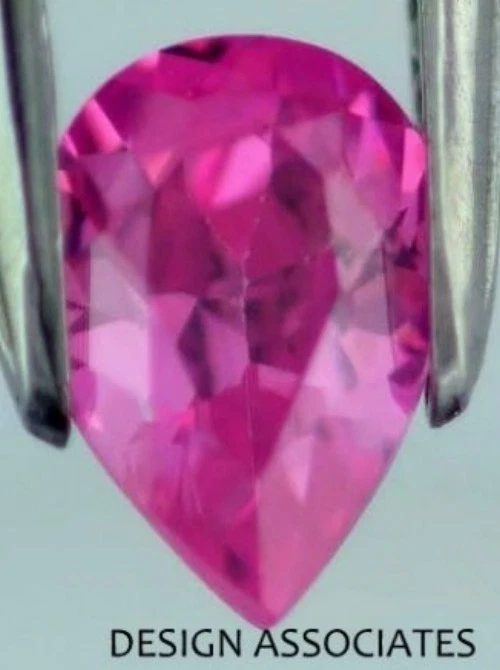 JUEGO DE 3 PIEZAS CIRCONITA CÚBICA COLOR ROSA 7x5 MM CORTE PERA Foto 1 de 1