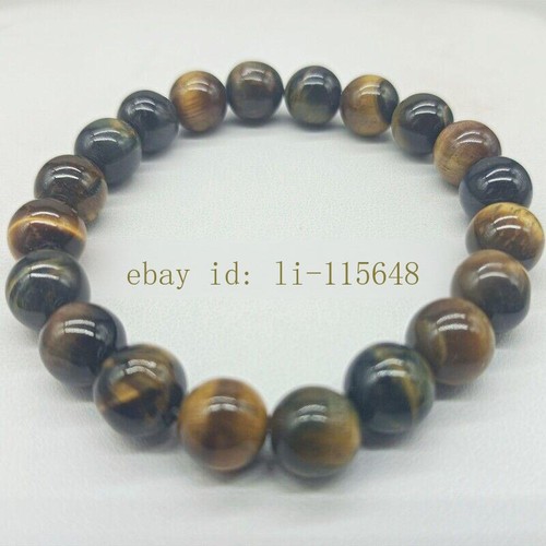 VALENTINO Bracciale 10mm Multicolore Pietre Preziose Assortite Tonde Perline 7 5" Regalo Bambina