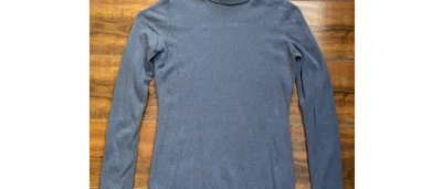 Suéter Vintage Victoria's Secret Moda Cachemira Seda Gris Cuello Tortuga Talla Pequeña S Foto 1 de 3