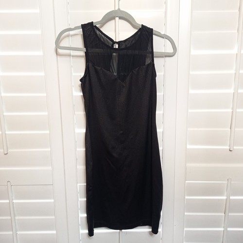 VETEMENTS Abito nero senza maniche trasparente B Darlin