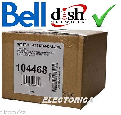 ORIGINAL SW44 BELL EXPRESS VU Dish Network MULTI SWITCH HDTV HD FTA SATELLITE - Image 1 of 4