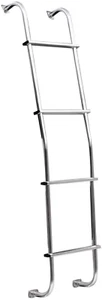 Ladder Hook Replacement for Ford Flat Grooved Non Slip Step Stainless Steel - Picture 1 of 2