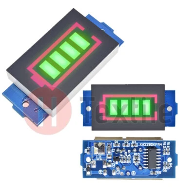 MARKENLOS Li-ion 18650 BMS Battery Capacity Level Display LED Indicator Meter Module 1S-7S