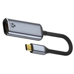 18.5cm 2500Mbps Type C to RJ45 Ethernet Adapter 10/100/1000M 2.5Gb USB Gigabit - Picture 1 of 8