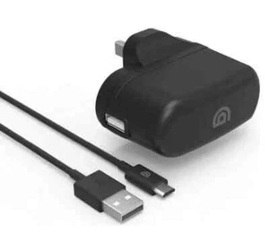 Genuine Griffin 2.4Amp Mains Charger, USB-A to Micro-USB Cable GP-011-BLK - Picture 1 of 1