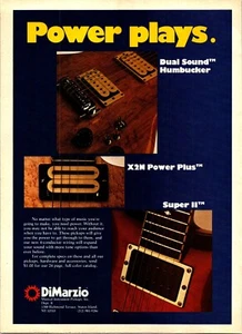 DiMarzio Humbucker Pick Up Vintage 1980 Creem Print Ad Decoración de Pared - Imagen 1 de 1