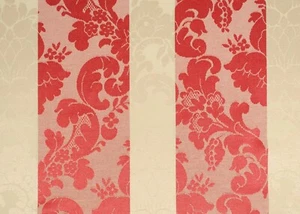 Beacon Hill | Claremont/Champagne | Awning Stripe Damask| Cotton/Polyester Blend - Picture 1 of 8