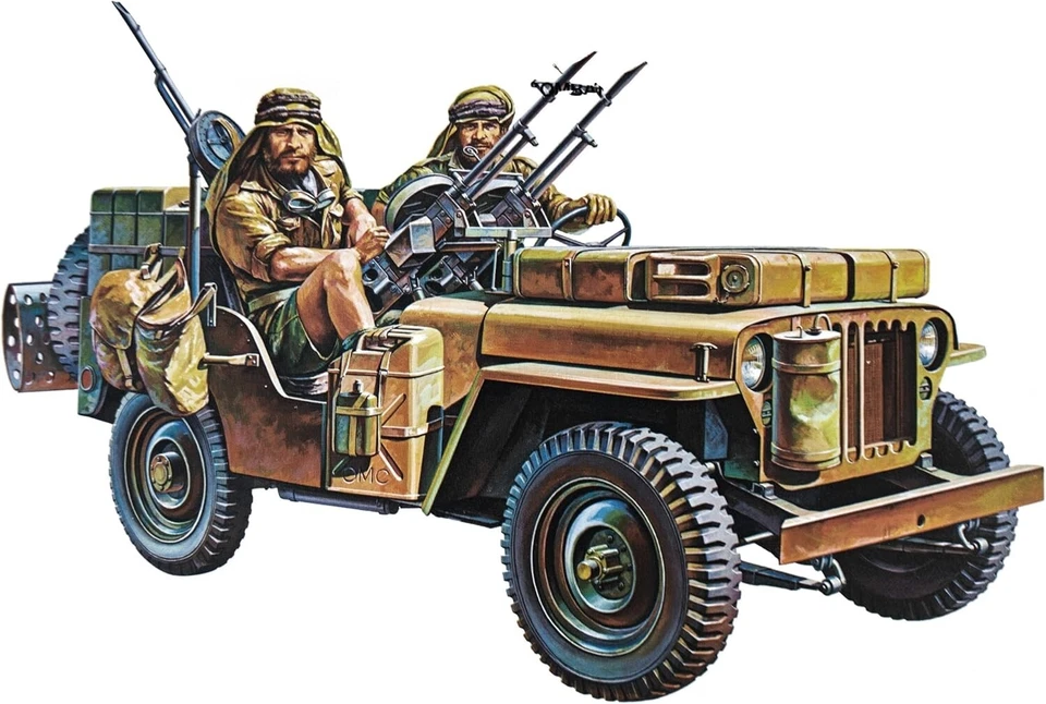 Tamiya 300035033–1 35 WWII British S.a.s. Jeep (2)