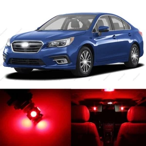 Paquete de 14 luces interiores LED rojas para Subaru Legacy 2015-2018 + herramienta de palanca - Imagen 1 de 7