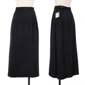 Y's Wool Long Skirt Size S-M(K-120853)