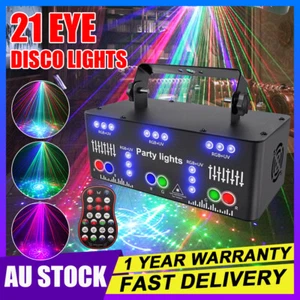 21Eye Laser Projector RGB DMX Strobe Stage Light LED Bar DJ Disco Party Lighting - Picture 1 of 22