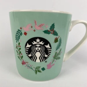 Taza de café Starbucks 2019 Aqua Holiday 18 oz ¡Bonita! - Imagen 1 de 7