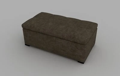 Sitztruhe mit Stauraum Aufbewahrungsbox Sitzbank Truhenbank Truhe Braun 5651 - Bild 1 von 4