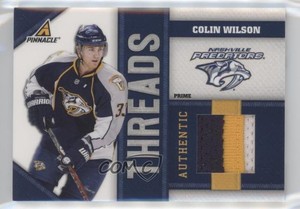 2010-11 Panini Pinnacle Threads Prime /25 Colin Wilson #CW