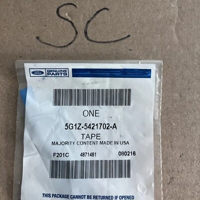 Cinta negra original Ford 5G1Z-5421702-A Foto 1 de 2