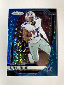 2024 Panini Prizm NFL Blue Disco Ezekiel Elliott Cowboys /99 - Bild 1 von 2