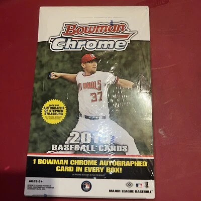 2010 Bowman Chrome Baseball Hobby Edition 18ct Box - Image 1 of 3