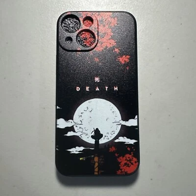 iPhone 15 Plus 死亡动漫日本手机壳 黑色 — 第 1/4 张图片