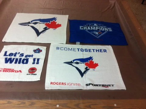 TORONTO BLUE JAYS FAN RALLY TOWELS FOUR DIFFERENT Cover
