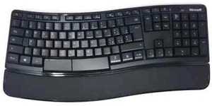 Microsoft Sculpt Comfort Desktop QWERTY - Italian Layout Keyboard - Picture 1 of 4