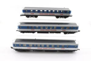 H0 Piko set treno TEE automotrice diesel blu argento DC analogico /N37 - Foto 1 di 4