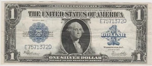 1923 $1 One Dollar Silver Certificate Note Horse Blanket Large Size Banknote. - Picture 1 of 5