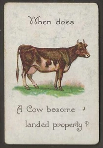 LAMBERT & BUTLER-CONUNDRUMS 1901 (BLUE BACK)-#36- SCARCE CARD!!  - Picture 1 of 2