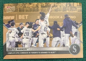 2022 Topps Now Bonus PSB-02 ⚾️ Seattle Mariners Advance to ALDS ⚾️ - Foto 1 di 2