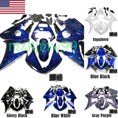Injection Fairing Kit Bodywork Frame For Yamaha YZF R6 2003-2004 R6S 2006-2009 - Image 1 of 4