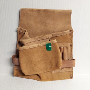 823 8 Pkt.Nicholas Carpenter's Pouch, Classic Top Grain Cowhide Leather, - Picture 1 of 3