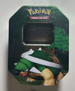 POKEMON 2007 Holiday Diamond & Pearl TORTRA LATA VACÍA Almacenamiento de Metal - Imagen 1 de 6