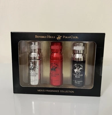 Beverly Hills Polo Club Exclusivo Juego de 3 Piezas para Hombre Negro 0.5 FL (15mL) Foto 1 de 4