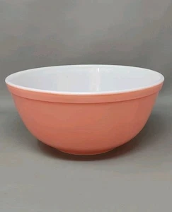 Vintage seltene Pyrex Flamingo Pink 403 2 1/2 Quart verschachtelte Rührschüssel - Bild 1 von 14