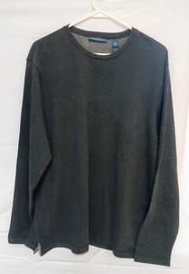 Mens Perry Ellis Thermal Long Sleeve Top Gray Size XL New w/Tags - Picture 1 of 3