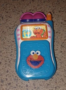 WORKING Elmos World Talking Toy Flip Cell Phone Works Sesame Street Mattel 2002 - Picture 1 of 4