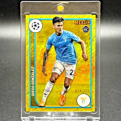 Diego Gonzalez 2023-24 Topps Merlin UCC Yellow Shimmer Refractor #'d /175 (RC) - Image 1 of 4