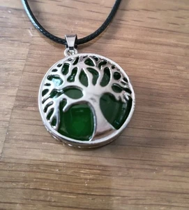 Kette Baum Des Lebens Grüner Achat - Bild 1 von 4