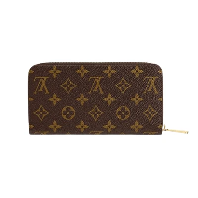 Louis Vuitton Monograma Cremallera Alrededor Cartera Larga Marrón 3BJ0323 Foto 1 de 4