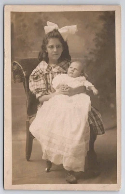 Philadelphia PA RPPC Baby Charles Lyman Evans Dorothy Baker Wash DC Postcard H48 - Image 1 of 2