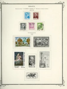 BRAZIL Selections on Scott Specialty Album Page Lot #63 - SEE SCAN - $$$ - Picture 1 of 1
