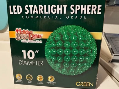 Giant Christmas Light Sphere/Ball - GREEN LED - Image 1 of 3
