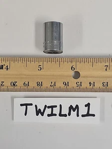 Vintage Craftsman 43606 1/4" Drive 7/16"  12 PT Shallow Socket  VV Made in USA - Picture 1 of 8