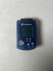 OEM Clear Blue VMU Visual Sega Unit For Dreamcast Console system