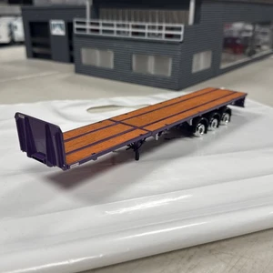 SP| 46 WSI 3 Axle Purple Flatbed Trailer “used” 1:50 Scale - Picture 1 of 4
